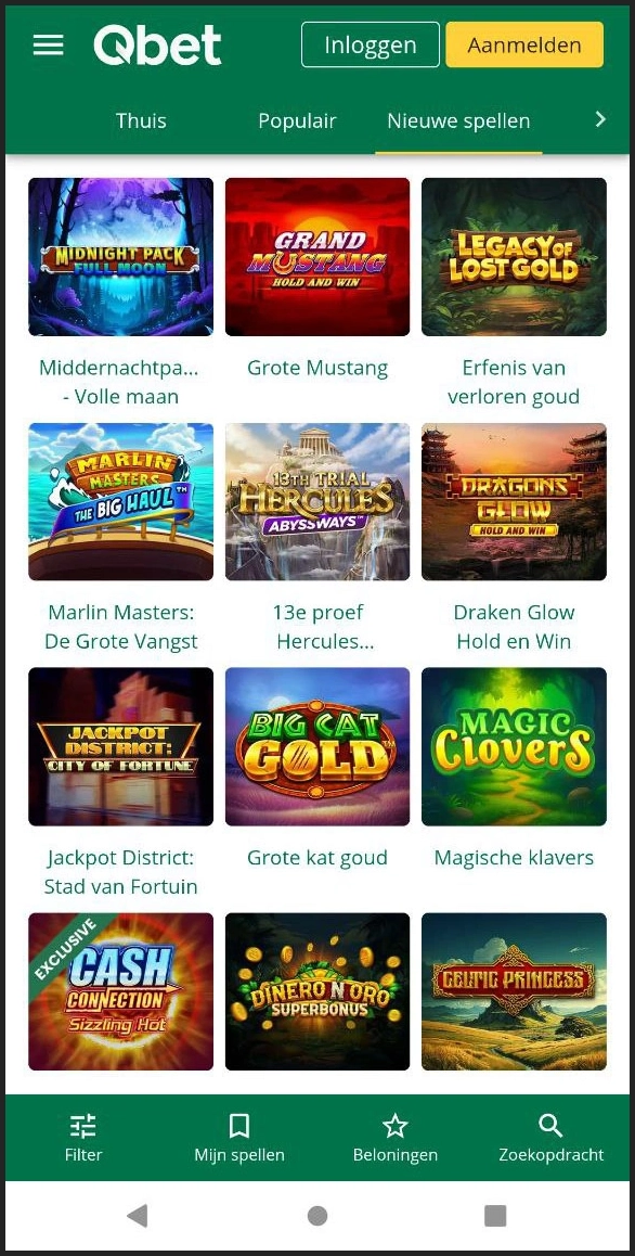 Ontdek de nieuwste slotspellen bij Qbet